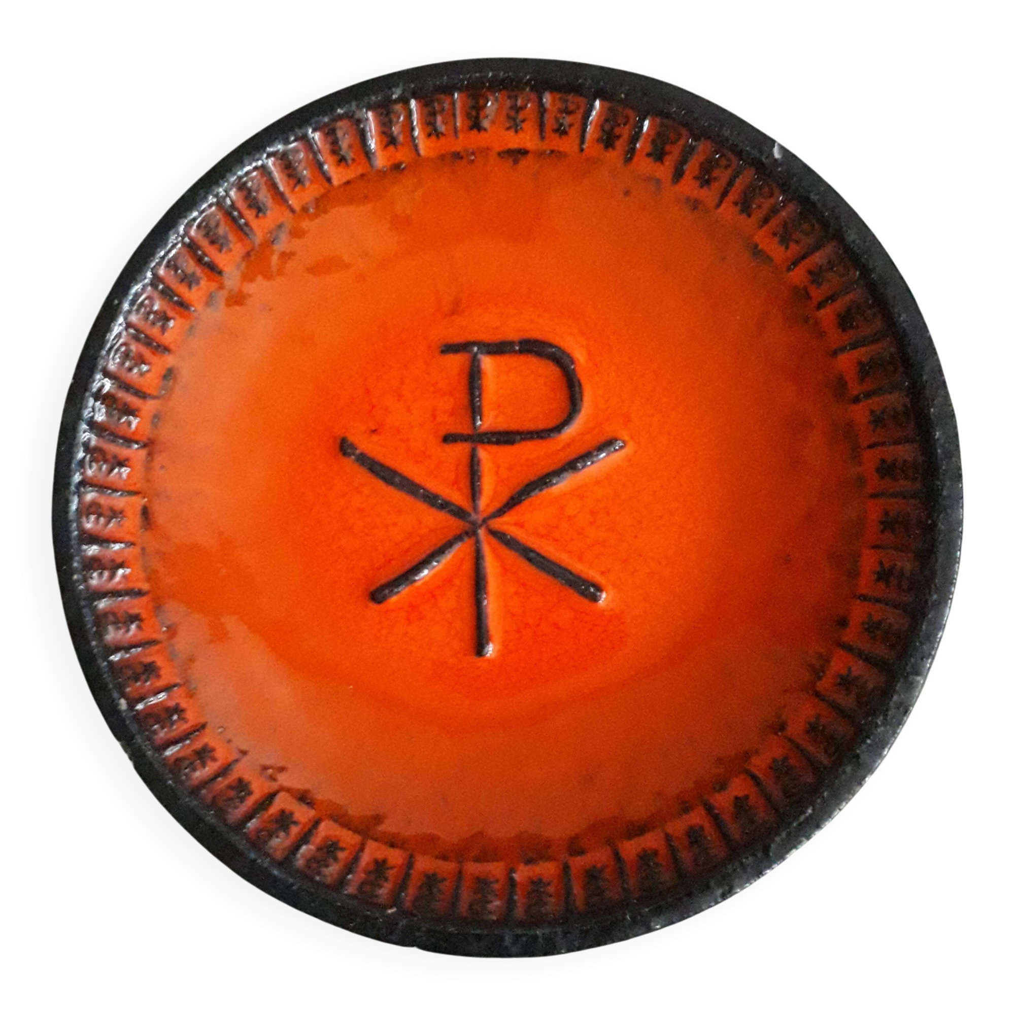 Signed vintage decorative ceramic