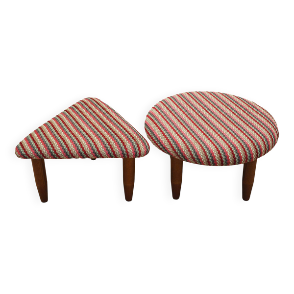 2 repose-pieds danois, années 1990