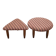 Set of two footstools, Danish design, 1990s, production: Denmark