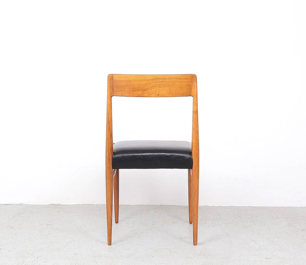 Lübke Wooden Dining Table Chairs, 1960S