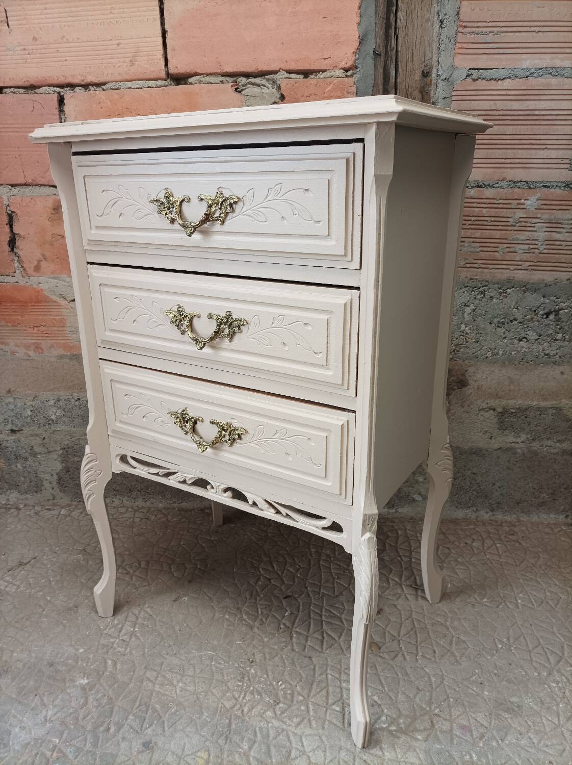 Antique bedside table