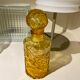 Bottle bottle amber glass textured vintage 70s