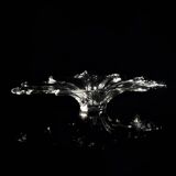 Large Murano Crystal Glass Centerpiece Bowl