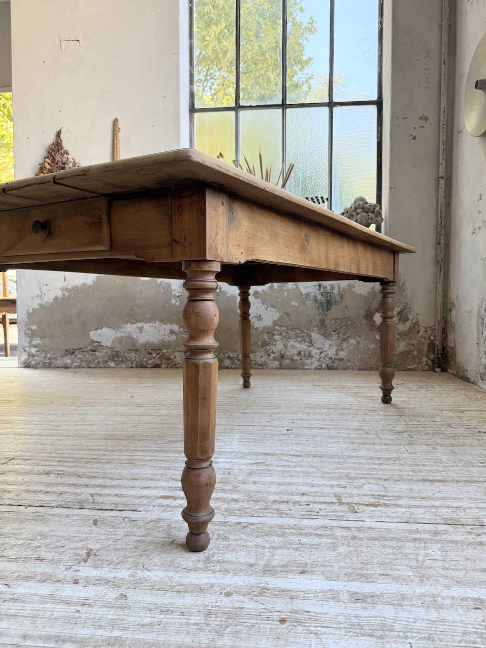 Walnut bistro farmhouse table 180cm