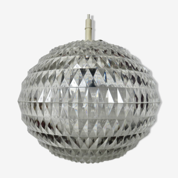 "ERCO" Diamond pendant light by Aloys Gangkofner Germany 1970 vintage