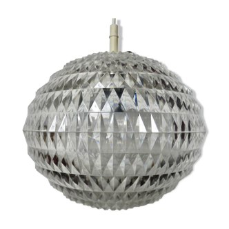 "ERCO" Diamond pendant light by Aloys Gangkofner Germany 1970 vintage