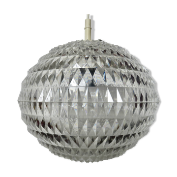 "ERCO" Diamond pendant light by Aloys Gangkofner Germany 1970 vintage