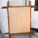 Vintage bamboo mirror