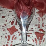 Paire de verres aperitif ou digestif  en crital art déco