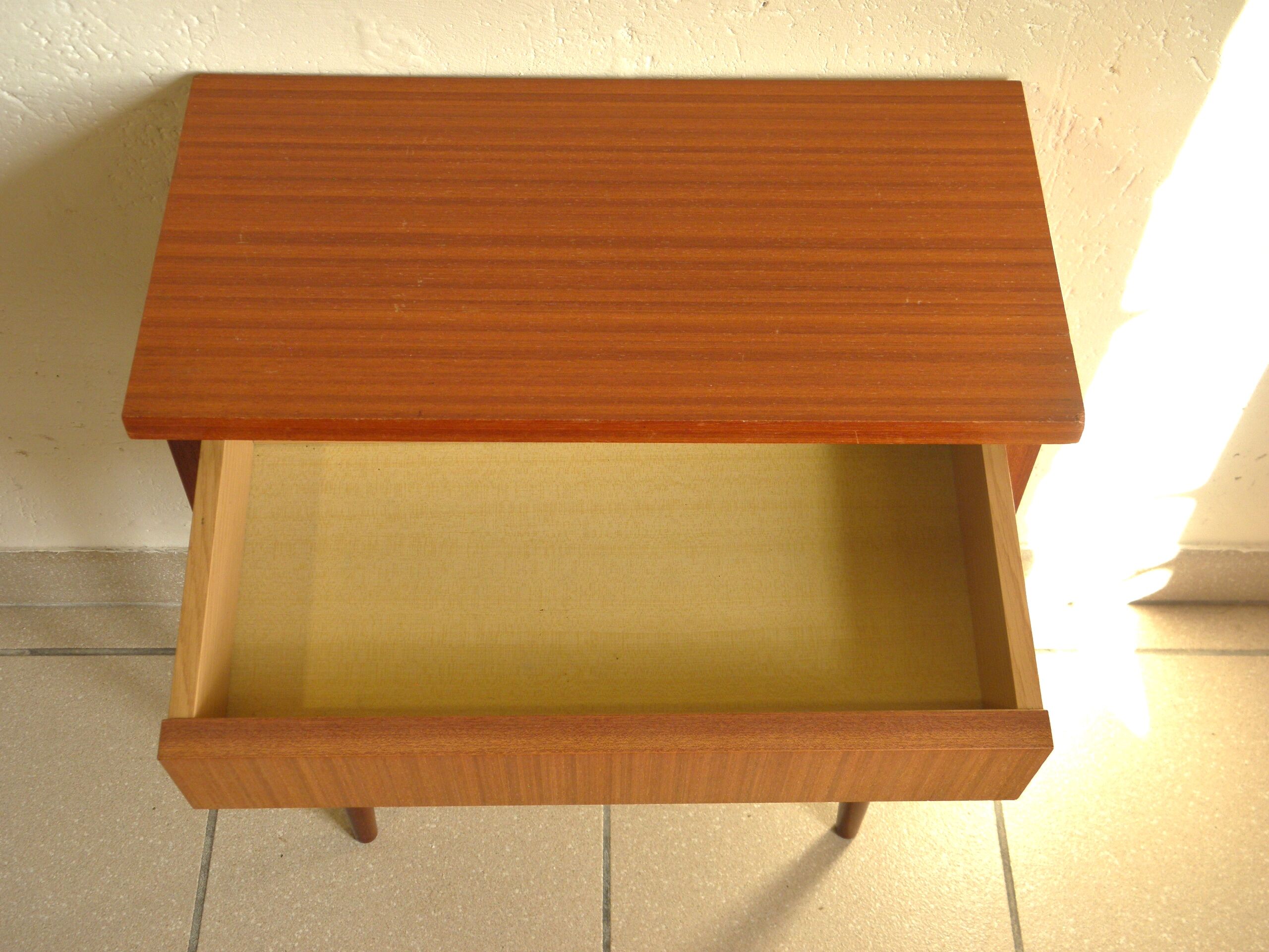Bedside spindle feet 1970