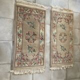 Antique Chinese handmade wool rug