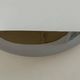 Pair of vintage wall lamp half moon, chrome, France 1970
