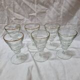 6 verres bistrot 1920