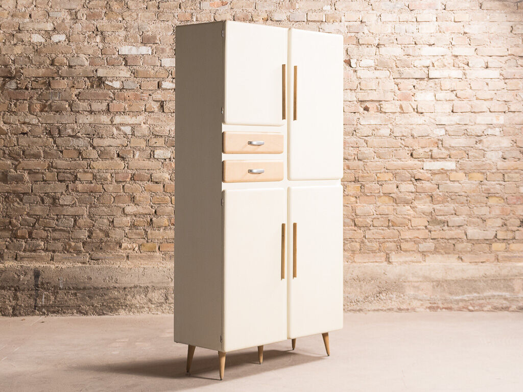 Cupboard equipped with plenty of storage, circa 1950