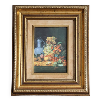 Still life oil painting painting signed