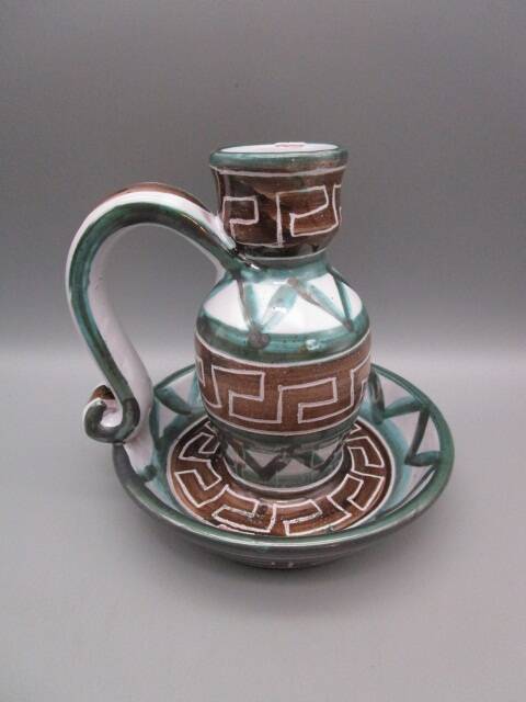 Hand candle holder in ceramic by Robert Picault - Vallauris