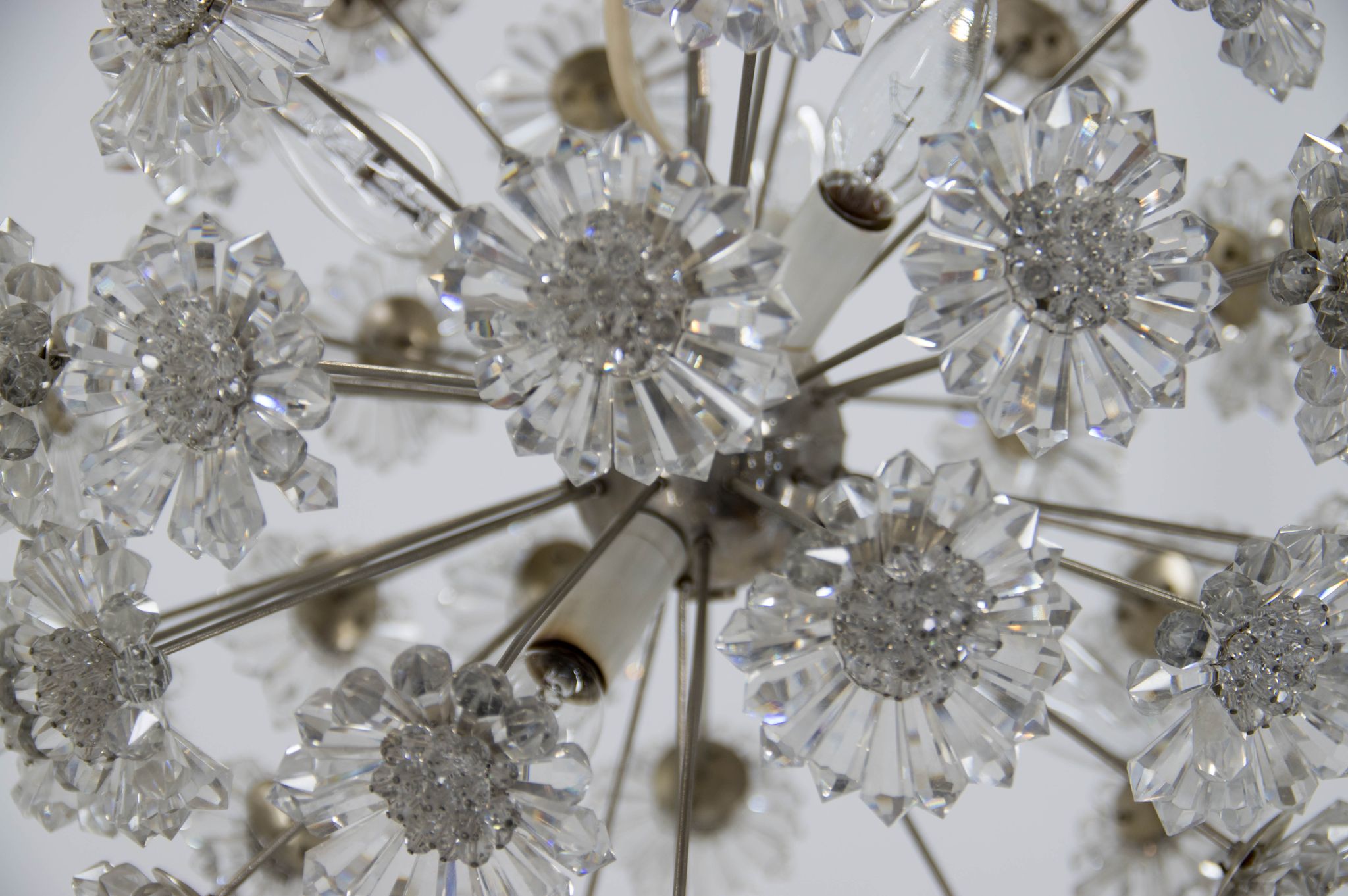Lustre pissenlit par Preciosa, années 1970