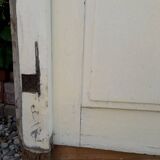 Old glazed door 211.5x105.5cm and its entrance door frame.