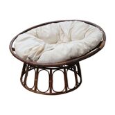 Vintage rattan easy chair