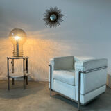 Armchair LC2 design Le Corbusier for Cassina