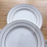 Set of 4 St Amand porcelain dessert plates, 191105