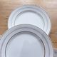 Set of 4 St Amand porcelain dessert plates, 191105