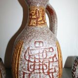 Vintage Accolay ceramic orangeade set