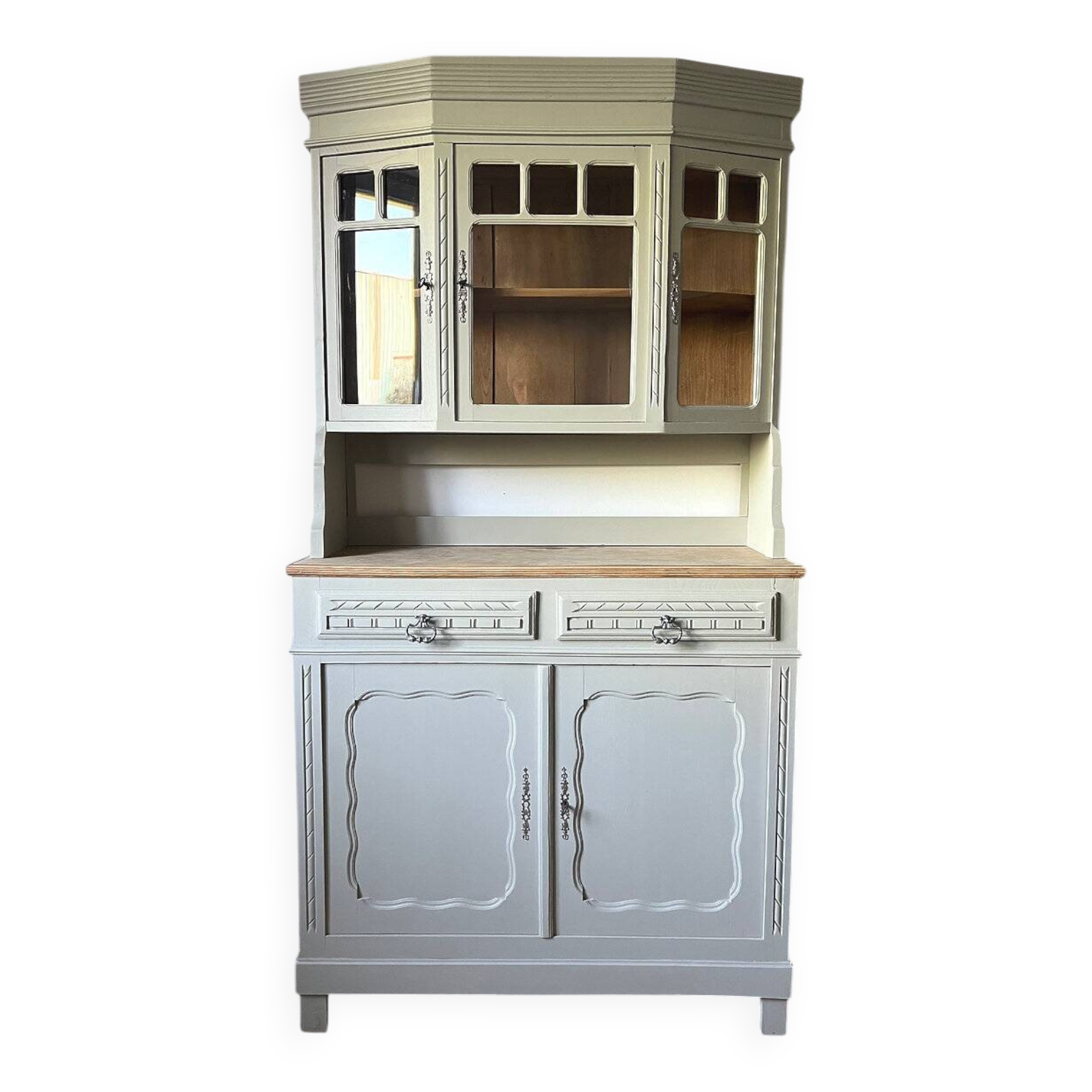 Vintage beige sideboard