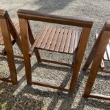 Set of 3 design folding chairs