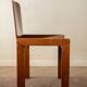Italian Plywood Dining Chairs Attributed to Molteni, 1970s, Set of 4
