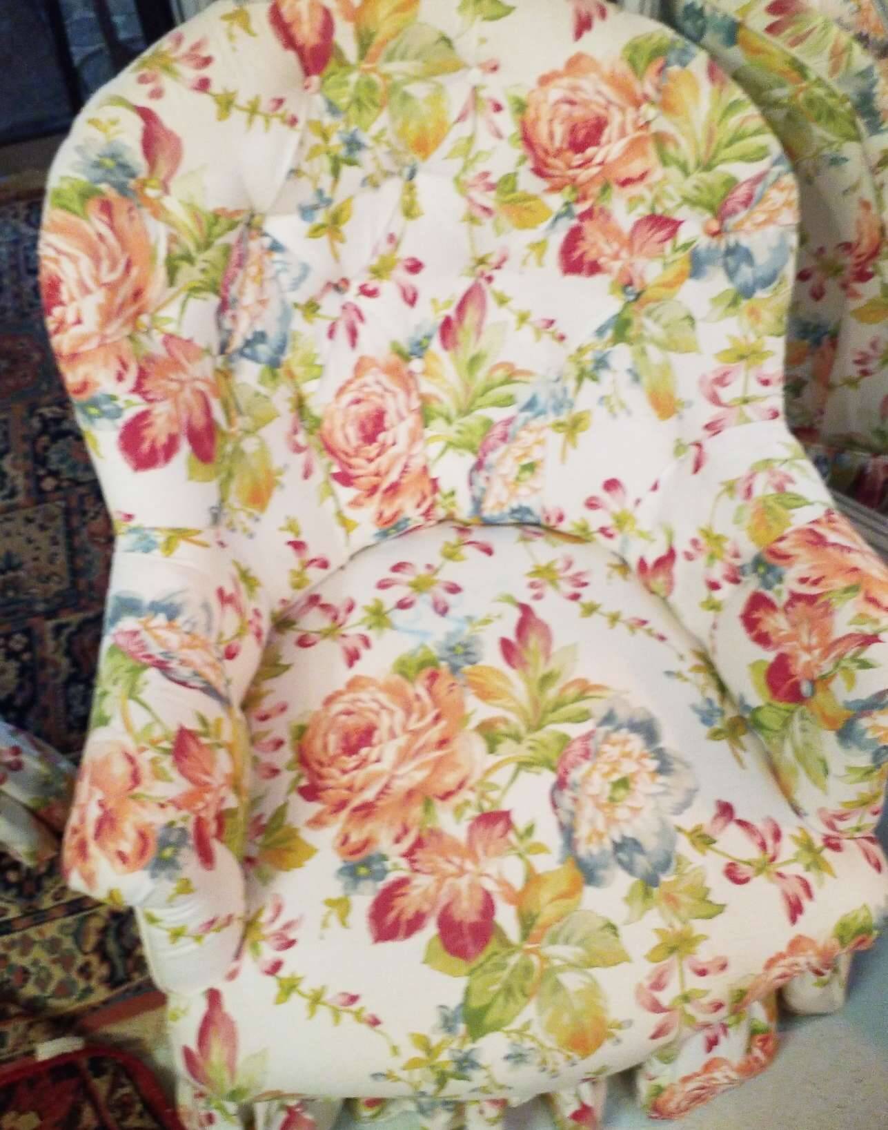 Pair of toad armchairs