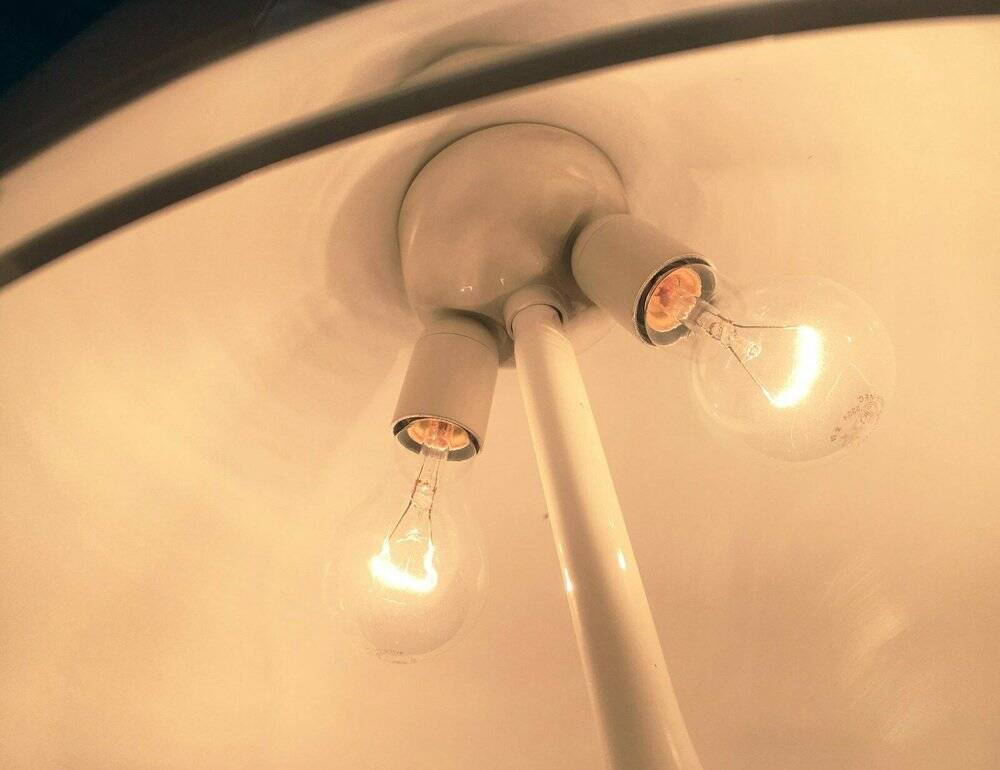 Mid-century Italian Baobab table lamp by Iguzzini, 1970s.