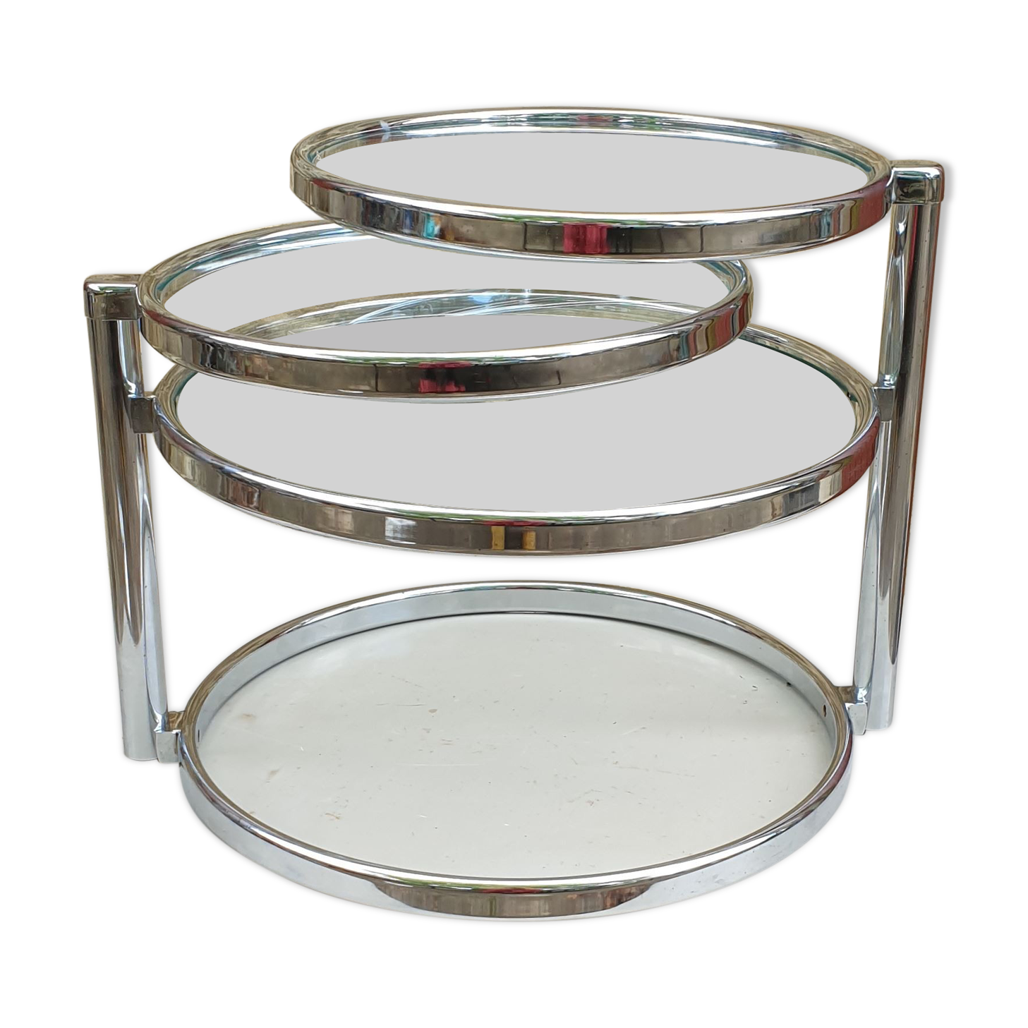 Swivel coffee table