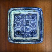 Wall plate in ceramic by Herluf Gottschalk Olsen, Denmark, 1960s