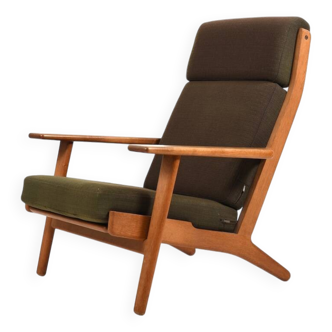 Hans J. Wegner GE-290 Highback Lounge Chair 1950s