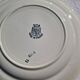 Set of 4 old dessert plates, Earthenware, Ironstone, Sté Amand