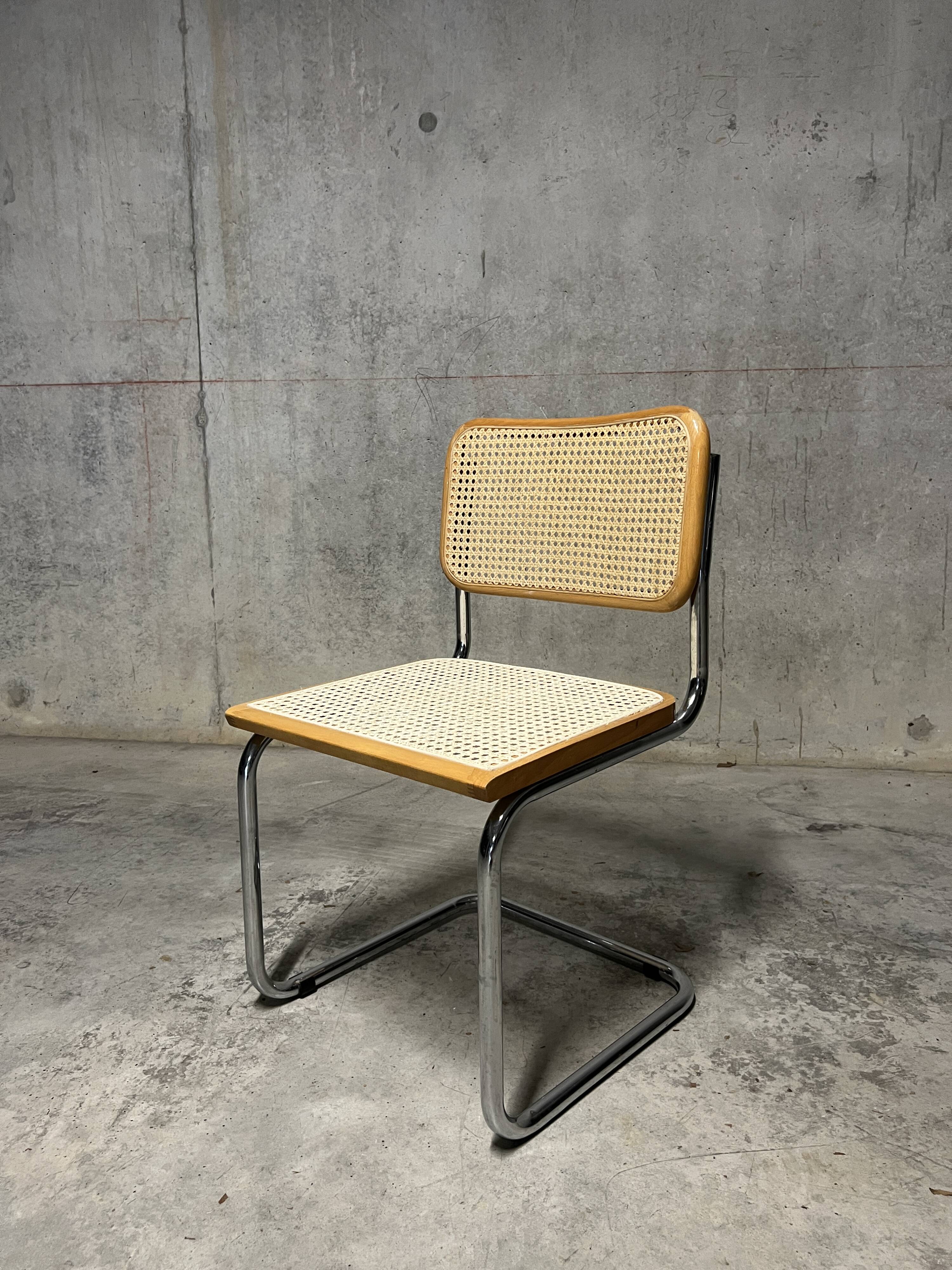 Chaise Cesca B32 Marcel Breuer années 70