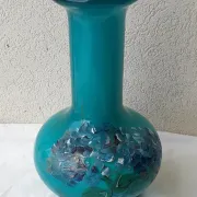 Blue opaline vase