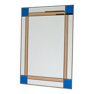 miroir biseauté en laiton - italien