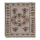 Vintage Turkish kilim, handwoven, 90x104 cm.