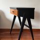Vintage Sewing Machine Furniture Small Console Desk