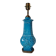 Table lamp attributed to Théodore Deck (1823-1891) in glazed porcelain