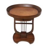 19th-century vintage lyre table