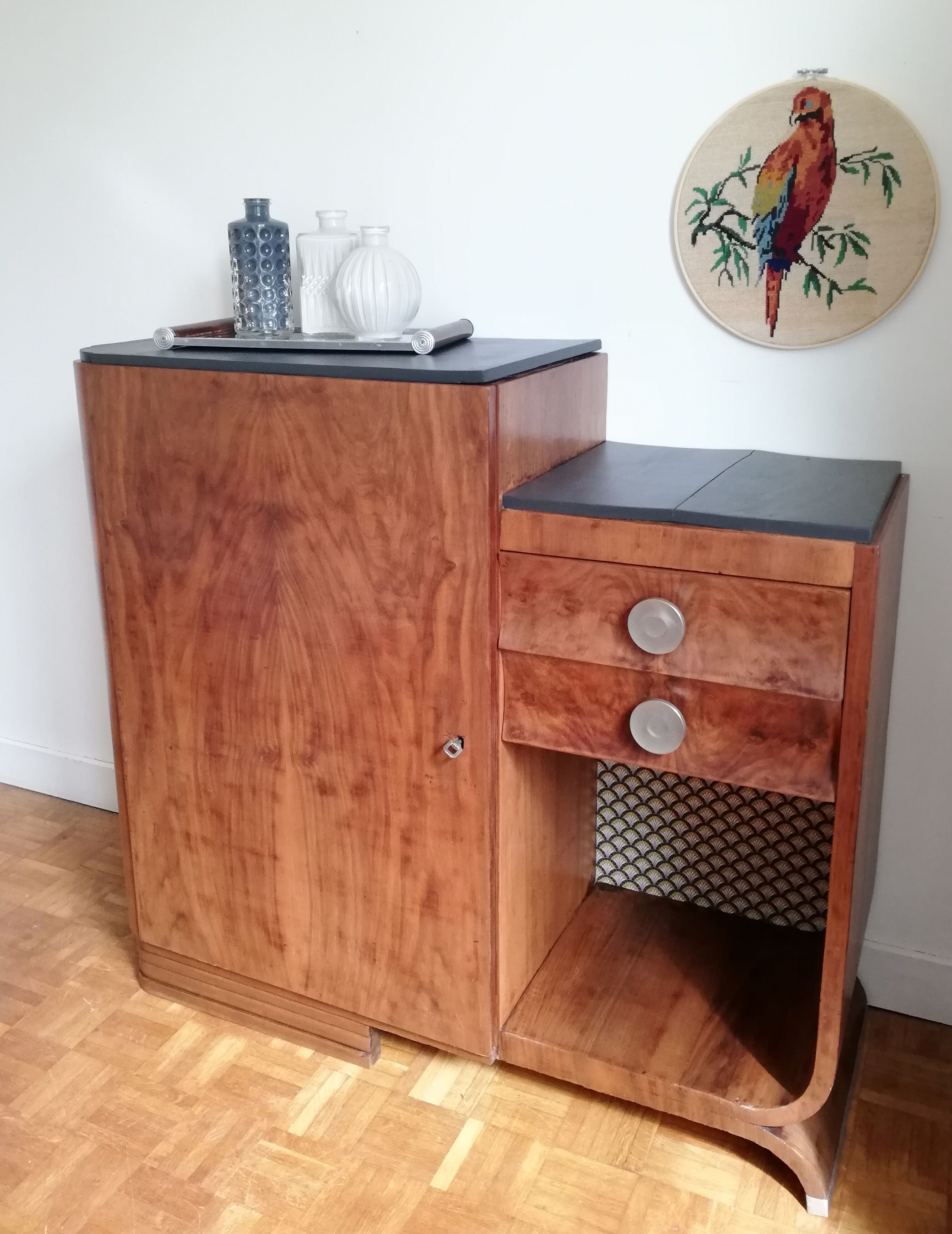 Asymmetrical art deco buffet