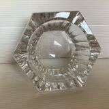 Empty pocket hexagon ashtray faceted val saint Lambert