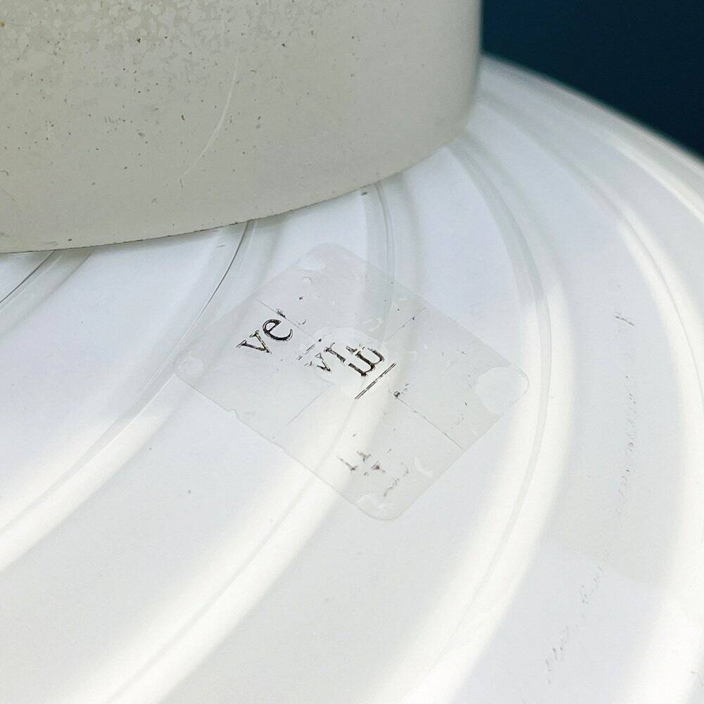 Murano glass Fazzoletto pendant, Italy, 1970s