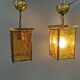 Two lantern lamps from Fischer Leuchten, 1960s–70s.