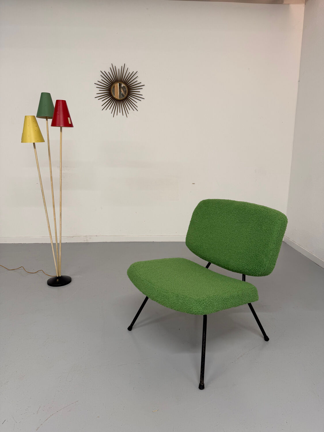 Vintage French designer armchair Pierre Paulin CM 190 from the 1960s.