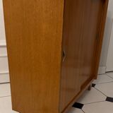 Vintage shoe cabinet with compass legs