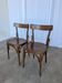 Set of 2 Vintage Wooden Dining Chair: Mid-Century Bistro Style, Yugoslavia